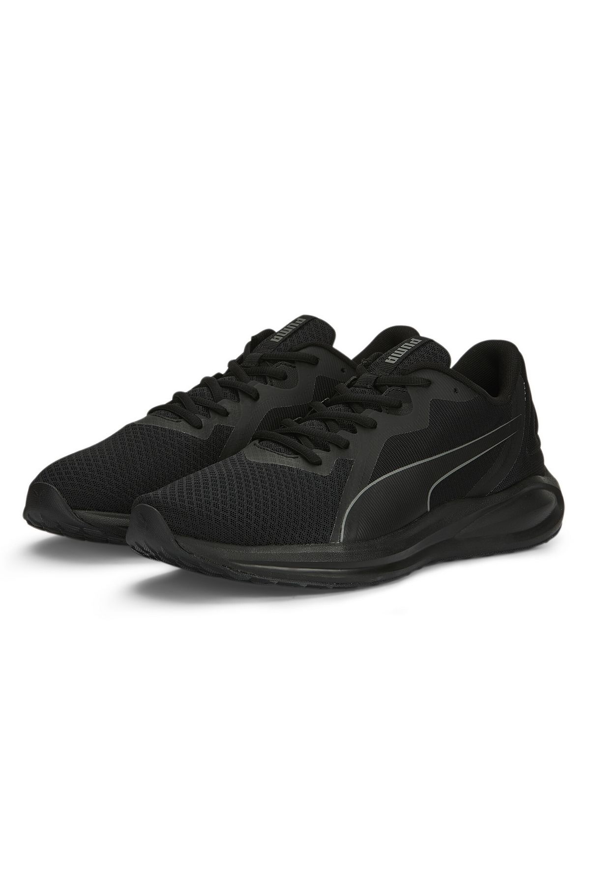 Puma Twitch Runner Fresh Puma-Black Cool Dark Gray Erkek Spor Koşu Ayakkabısı Gri 37798102
