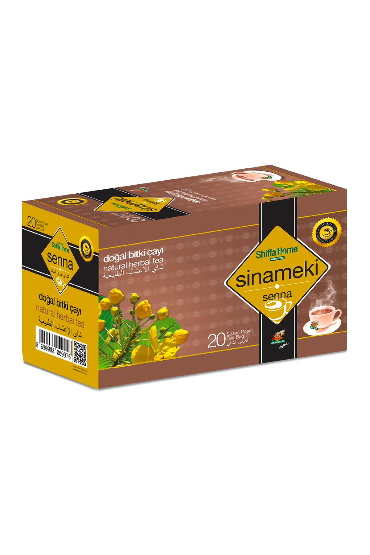 AksuVital Shiffa Home Sinameki Bitki Çayı 20 Adet Süzen Poşet