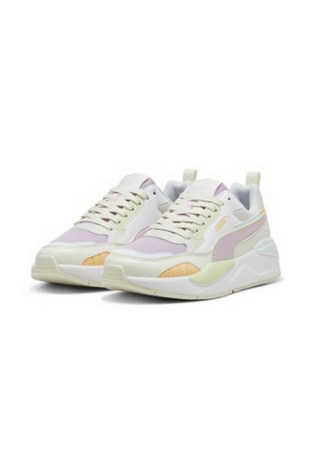 Puma X-Ray 2 Square Gray-Grape White-Peach Fizz Bayan Spor Ayakkabı 37310887