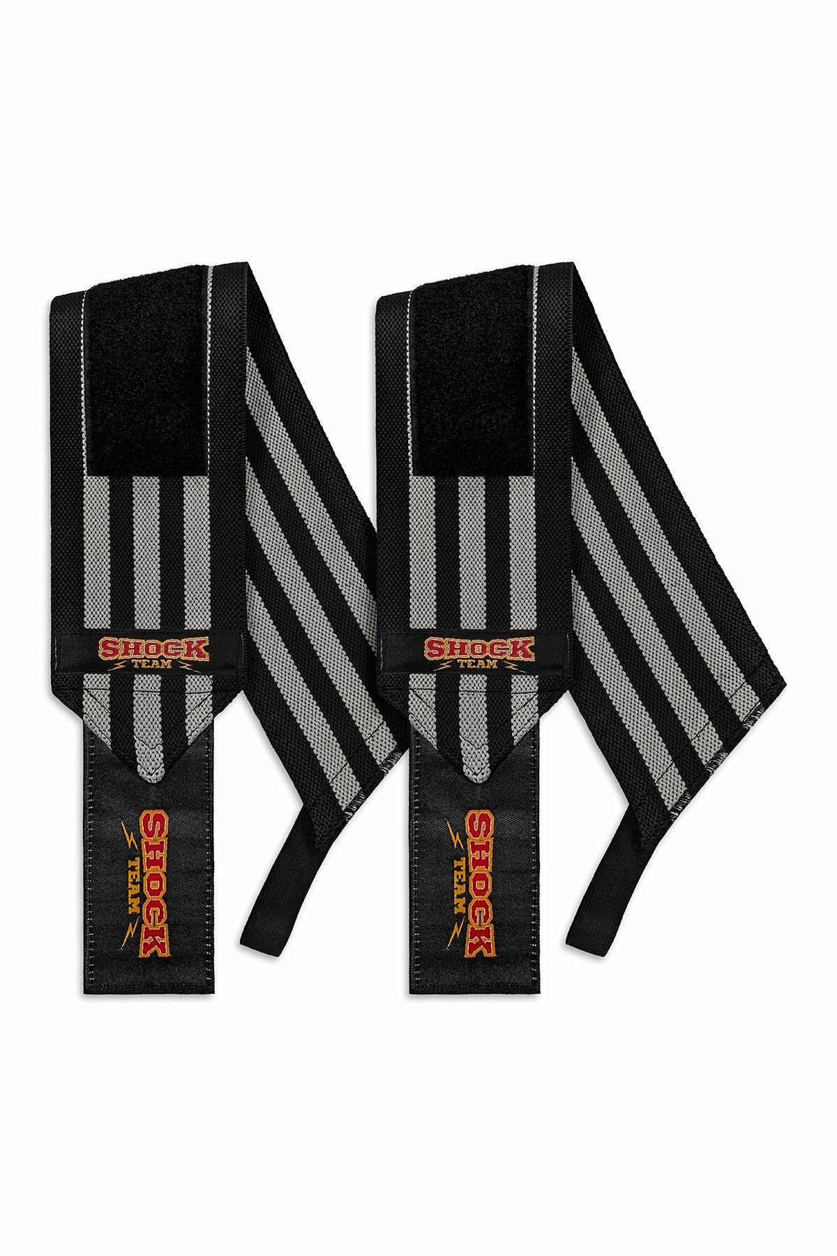 Shock Team Pro Wrist Wraps With Loops Siyah/Gri