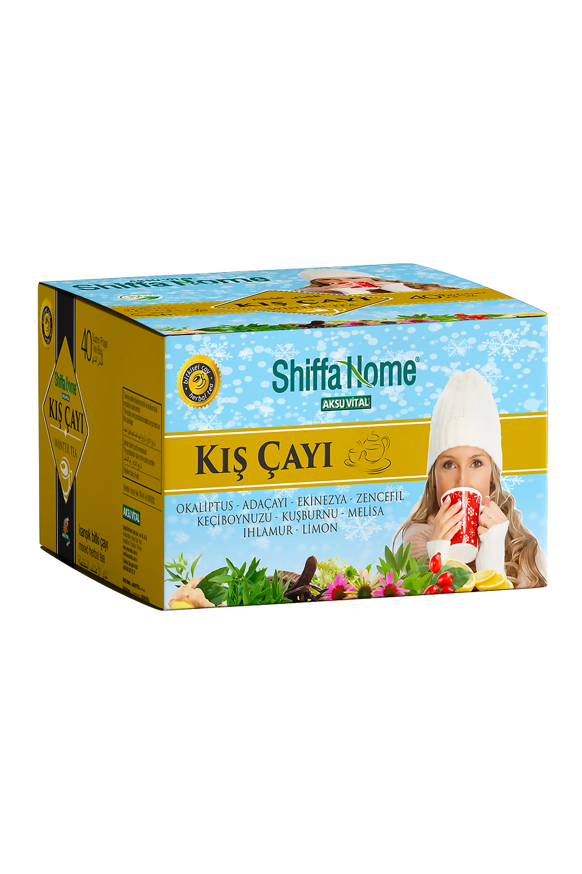 AksuVital Shiffa Home Kış Çayı 40 Adet Süzen Poşet