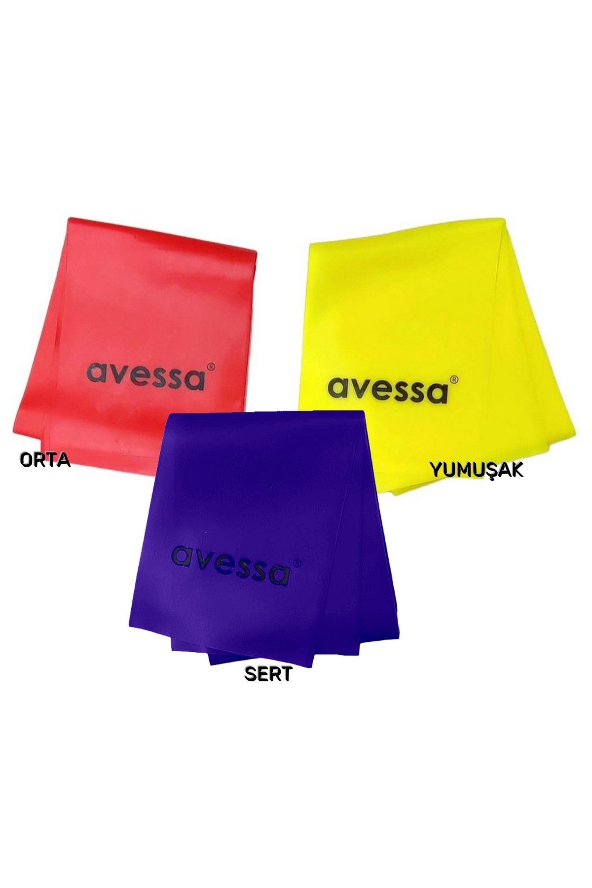 Avessa CE-500 Latex Pilates Egzersiz Seti 3'lü Set