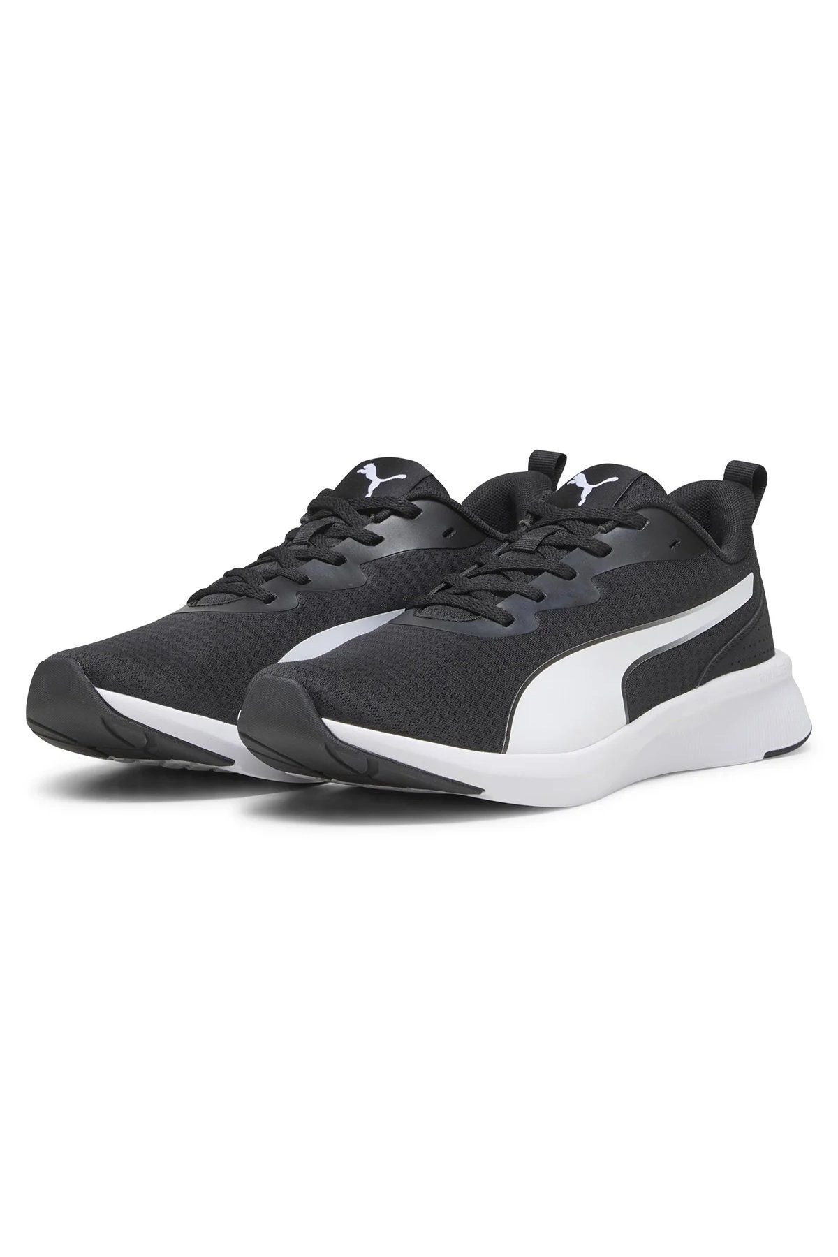 Puma Flyer Lite Black Black-White Erkek Günlük Sneaker Ayakkabı Siyah 37877401