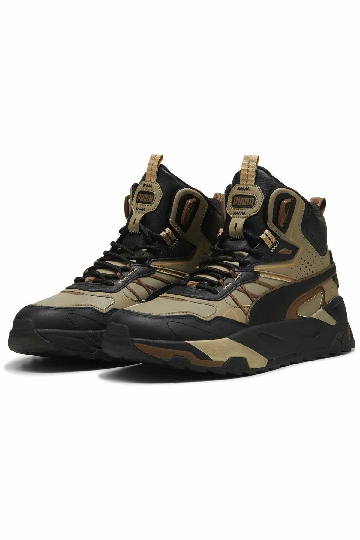 Puma Trinity Mid Hybrid L Sport Style Erkek Günlük Spor Ayakkabı Bej 39398509