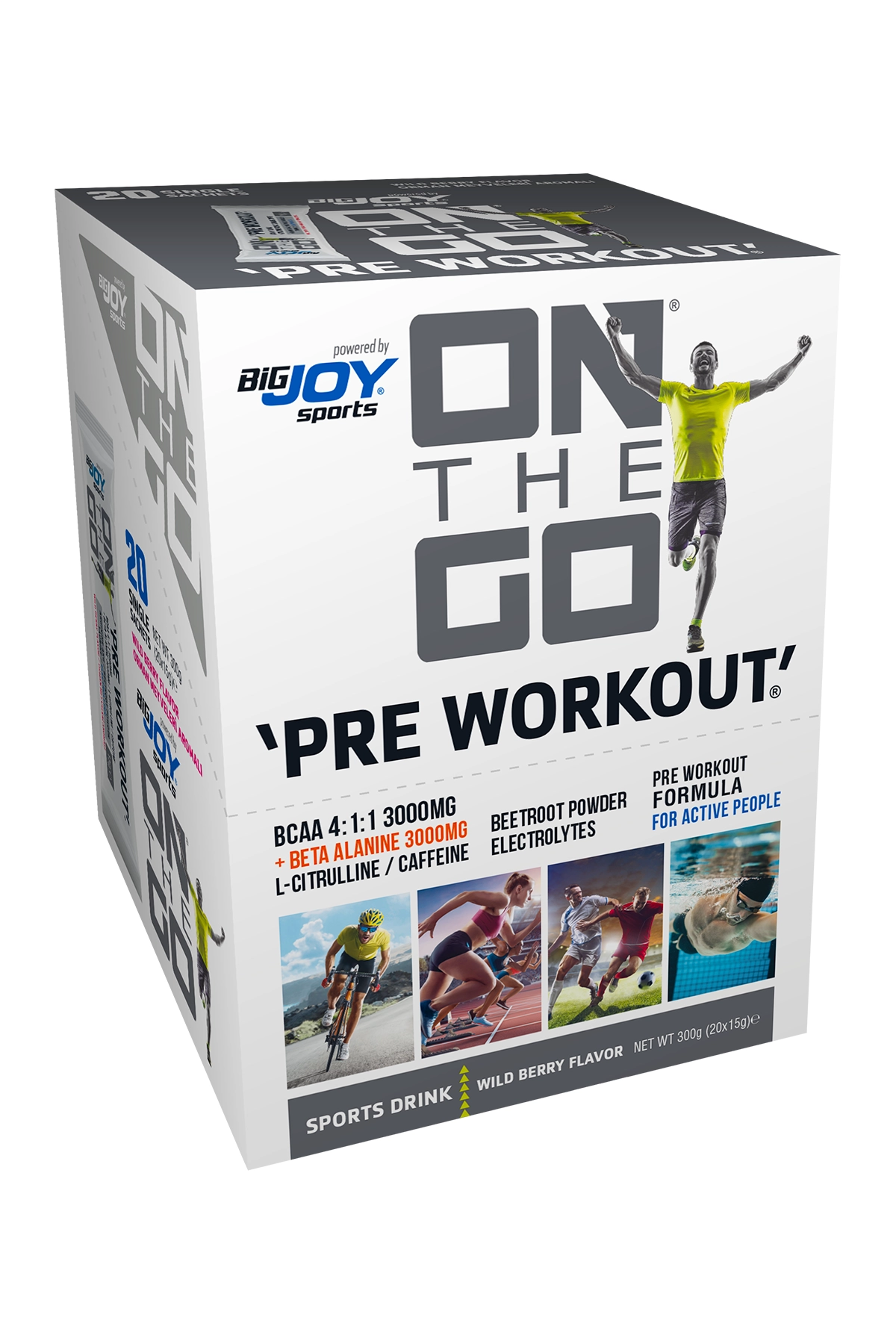 BigJoy Sports On The Go Pre-Workout Orman Meyveli 15g x 20 Saşe