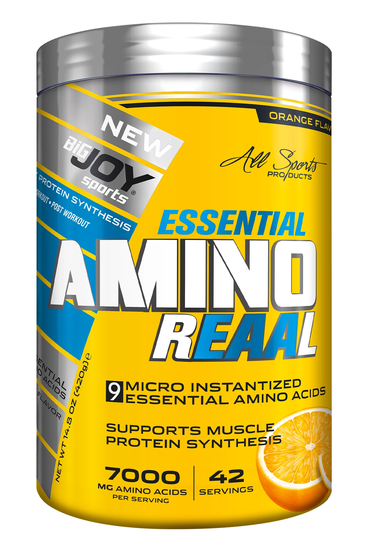 BigJoy Sports Amino REAAL Portakal 420g 42 Servis