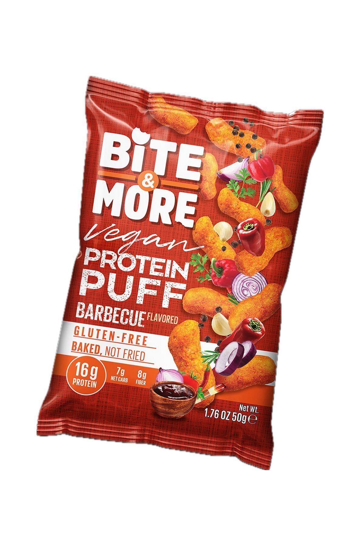 Bite & More Protein Buff Cips Barbecue Flavored 50Gr