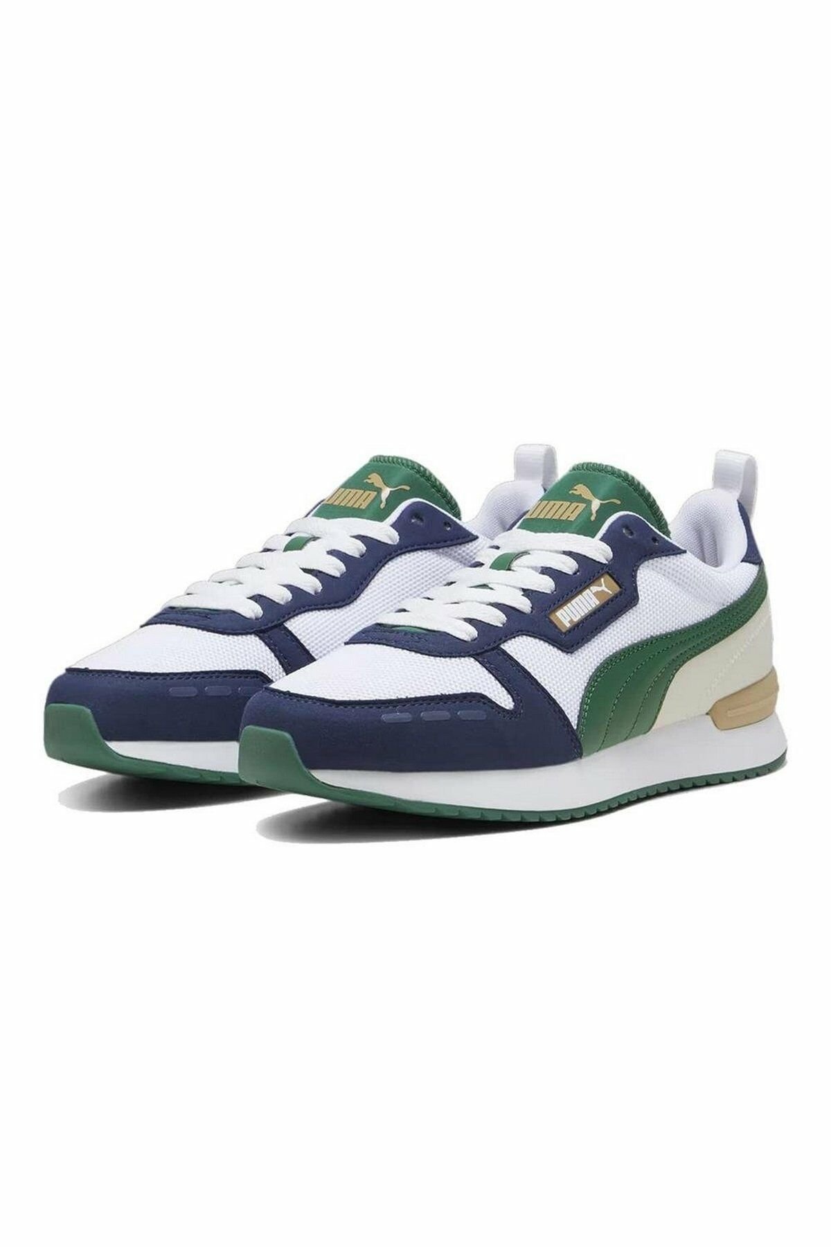 Puma R78 Vine Puma-Navy Alpine-Snow Erkek Günlük Ayakkabı Yeşil 39391007