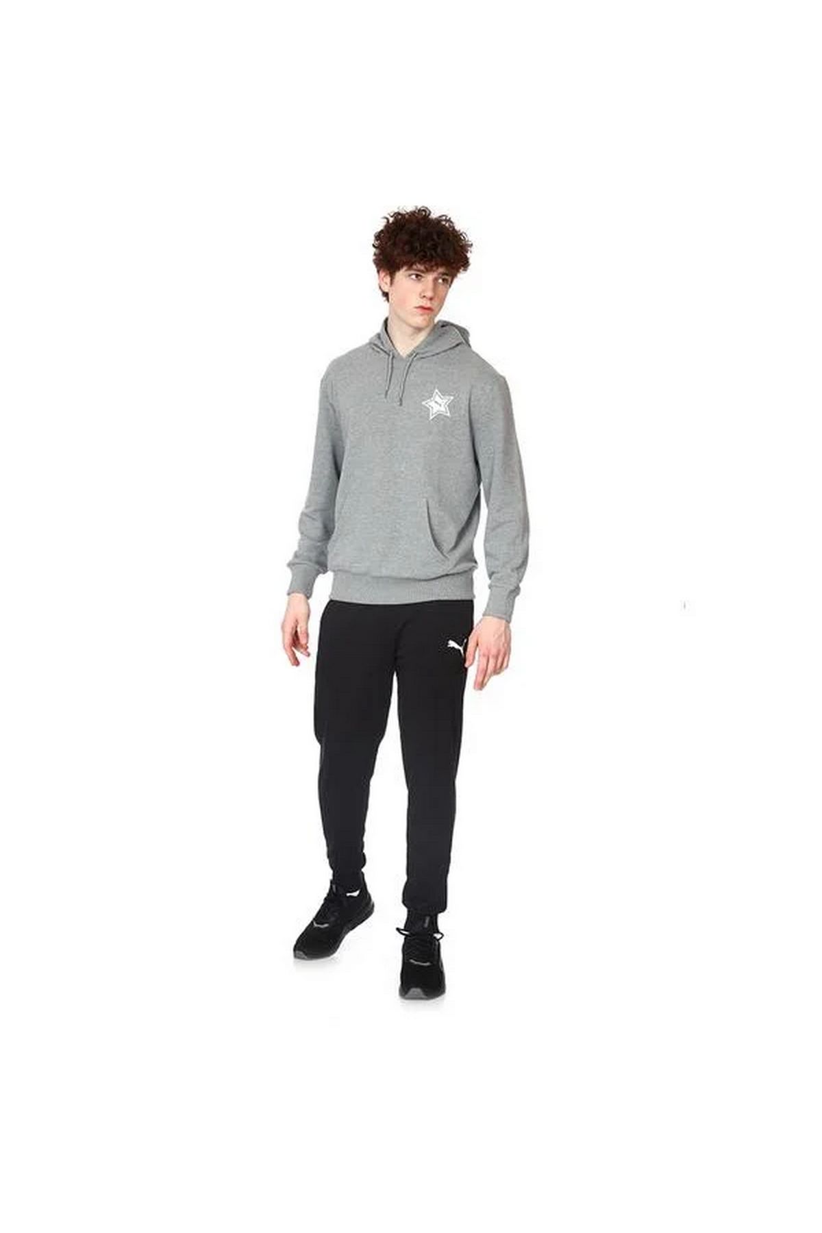 Puma Essentials Logo Pants TR cl Puma-Black Cat Unisex Günlük Alt Eşofman Siyah 58671651
