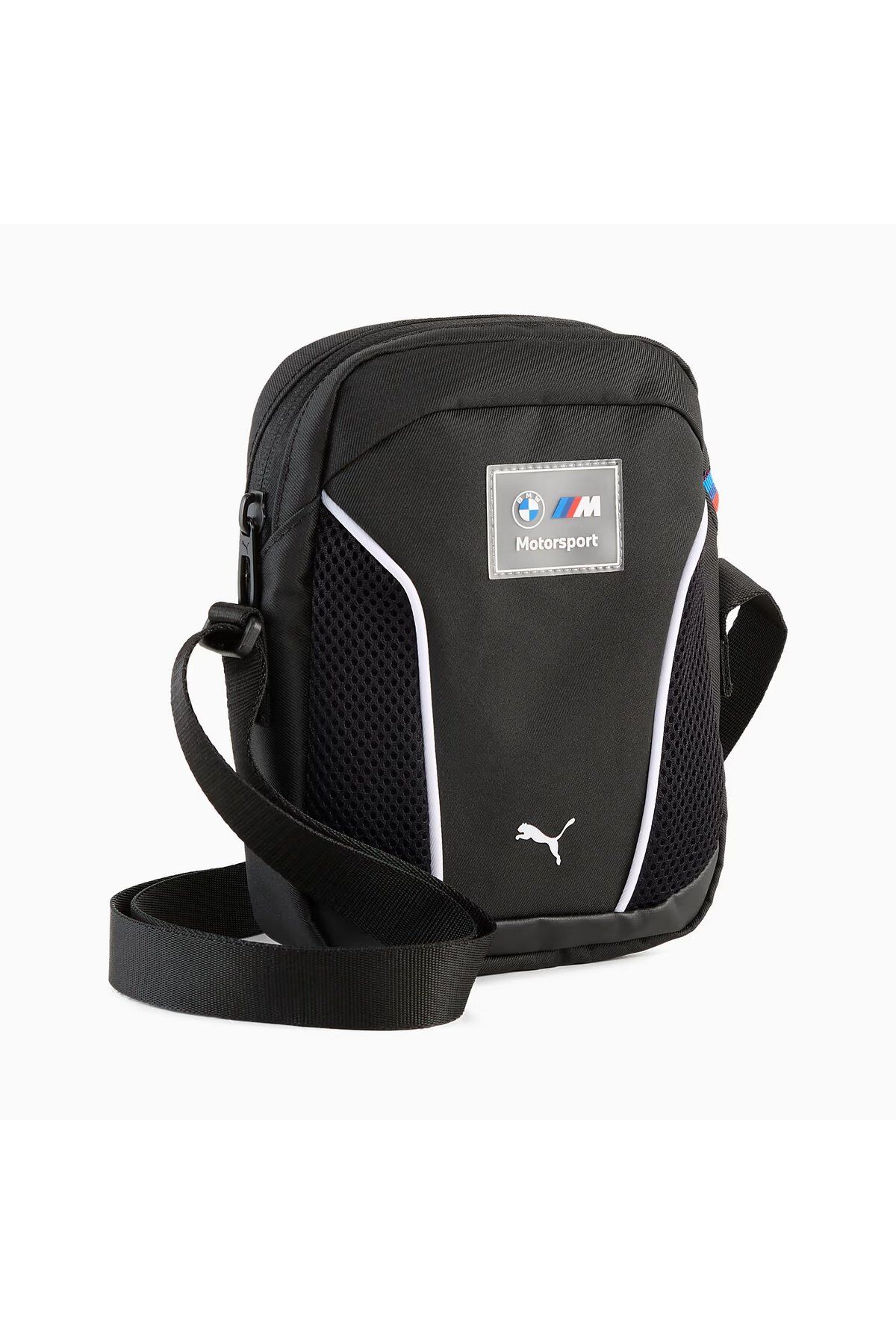 Puma BMW MMS Portable Unisex BMW Motor Sporları Logo Çapraz Çanta Siyah 09161701