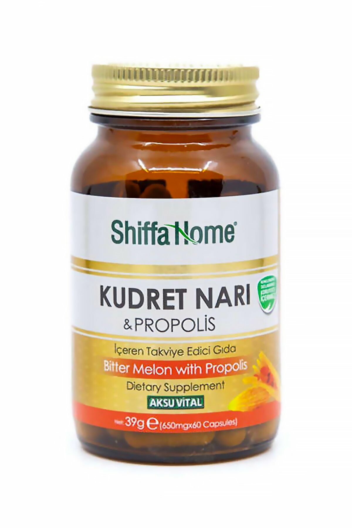 AksuVital Shiffa Home Kudret Narı Propolis 650mg 60 Kapsül