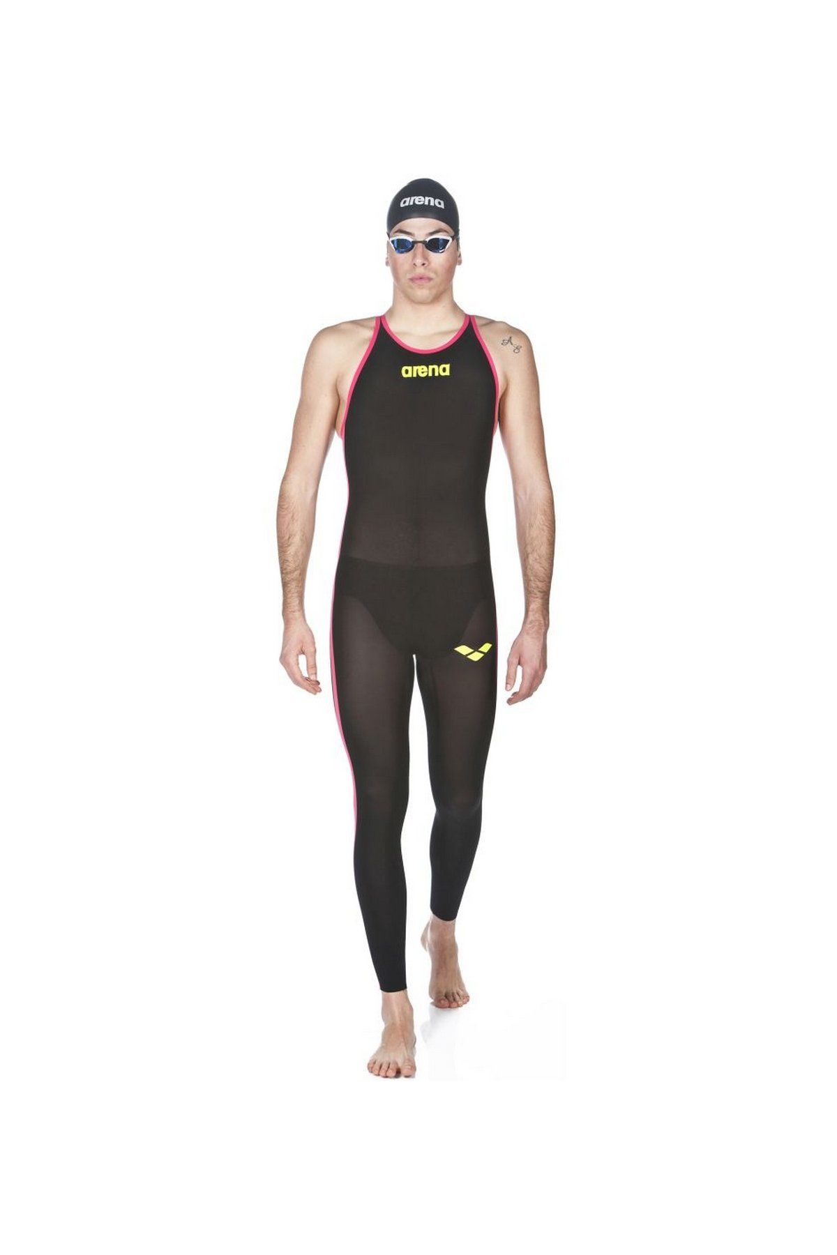Arena M Powerskin R-Evo+ Ow Fbllcb Erkek Yüzücü Yarış Mayosu 70 Beden Siyah 27912503