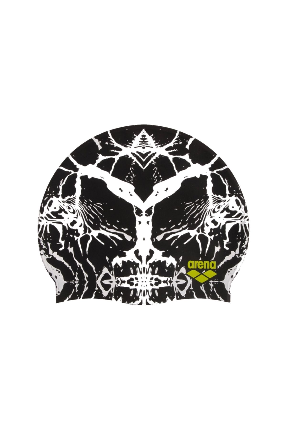 Arena Print 2 Silikon Unisex Yüzücü Bone Siyah/Beyaz 1E368231