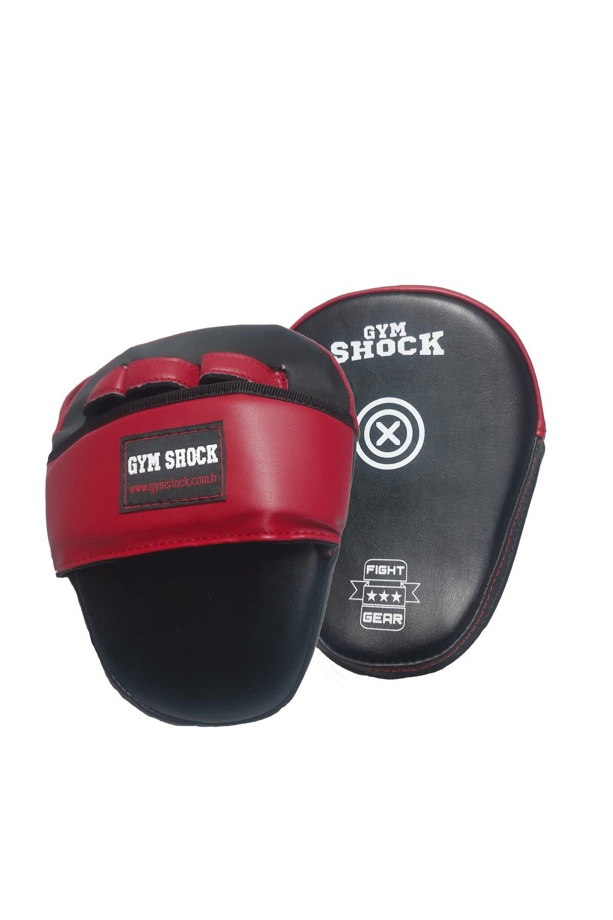 Gym Shock Amatör Boks Lapası Suni Deri 22x18x4cm Siyah/Kırmızı