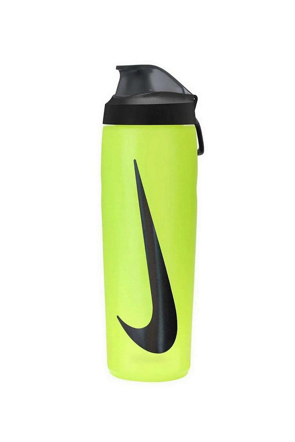 Nike Refuel Bottle Locking Lid 24 Oz Volt/Black/Black Iridescent Unisex Sporcu Suluk Yeşil/Siyah N.100.7668.705.24
