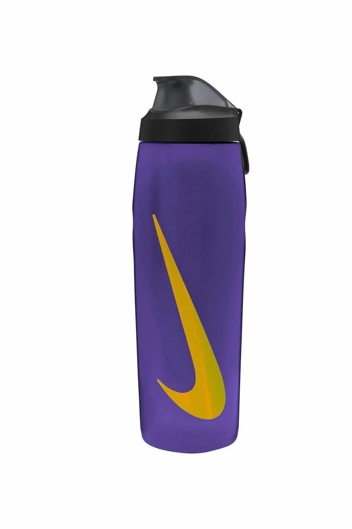 Nike Refuel Bottle Locking Lid 24 Oz Action Grape/Black/Gold Unisex Sporcu Suluk Mor/Siyah N.100.7668.501.24
