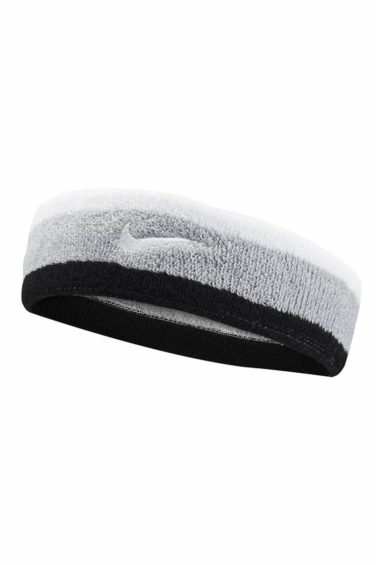 Nike Swoosh Headband Unisex Antrenman Saç Bandı Gri N.000.1544.016.OS
