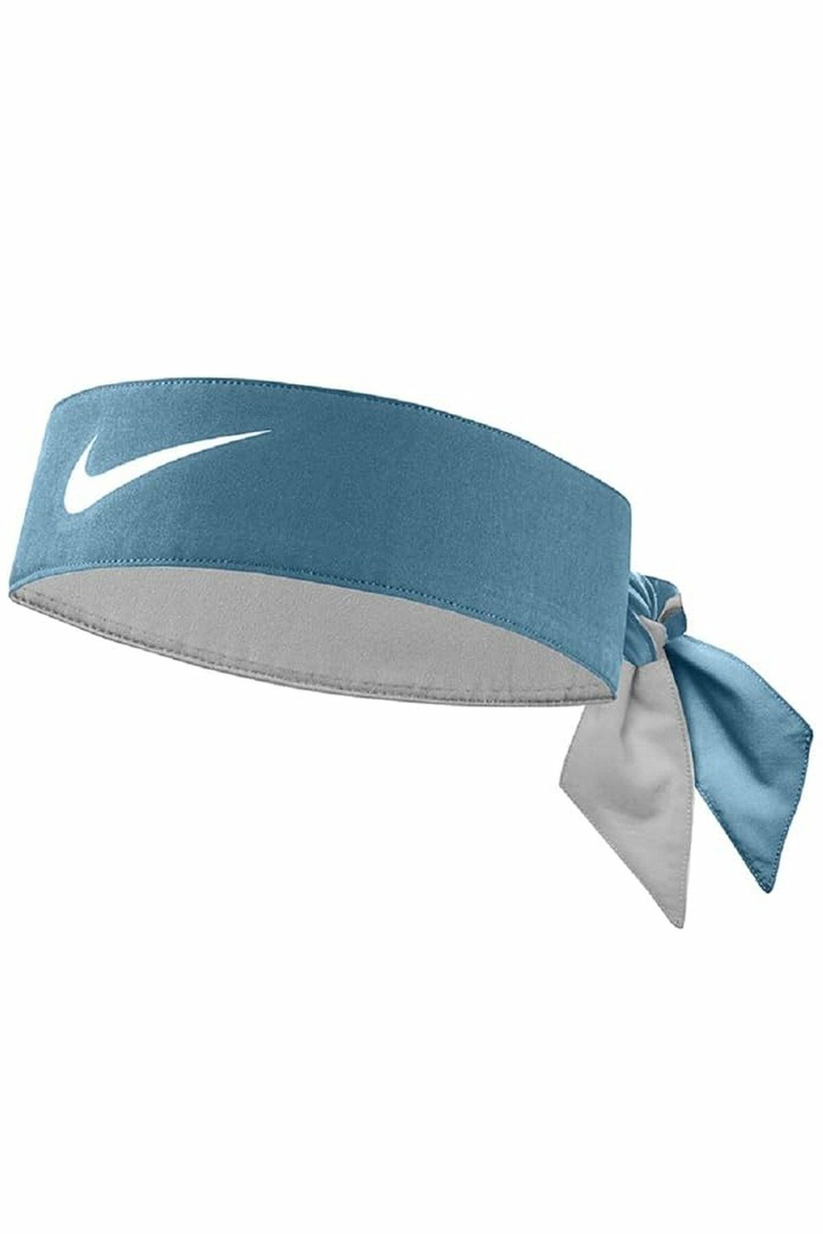 Nike Tennis Premier Head Tie RiftBlue/White Osfm Unisex Tenis Saç Bandı Mavi/Beyaz N.000.3204.453.OS