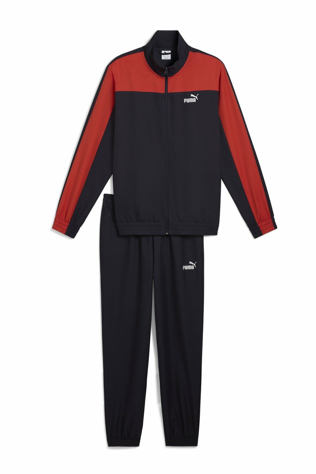Puma Woven Colorblock Tracksuit Erkek Eşofman Takımı Lacivert/Kırmızı 68485616 M
