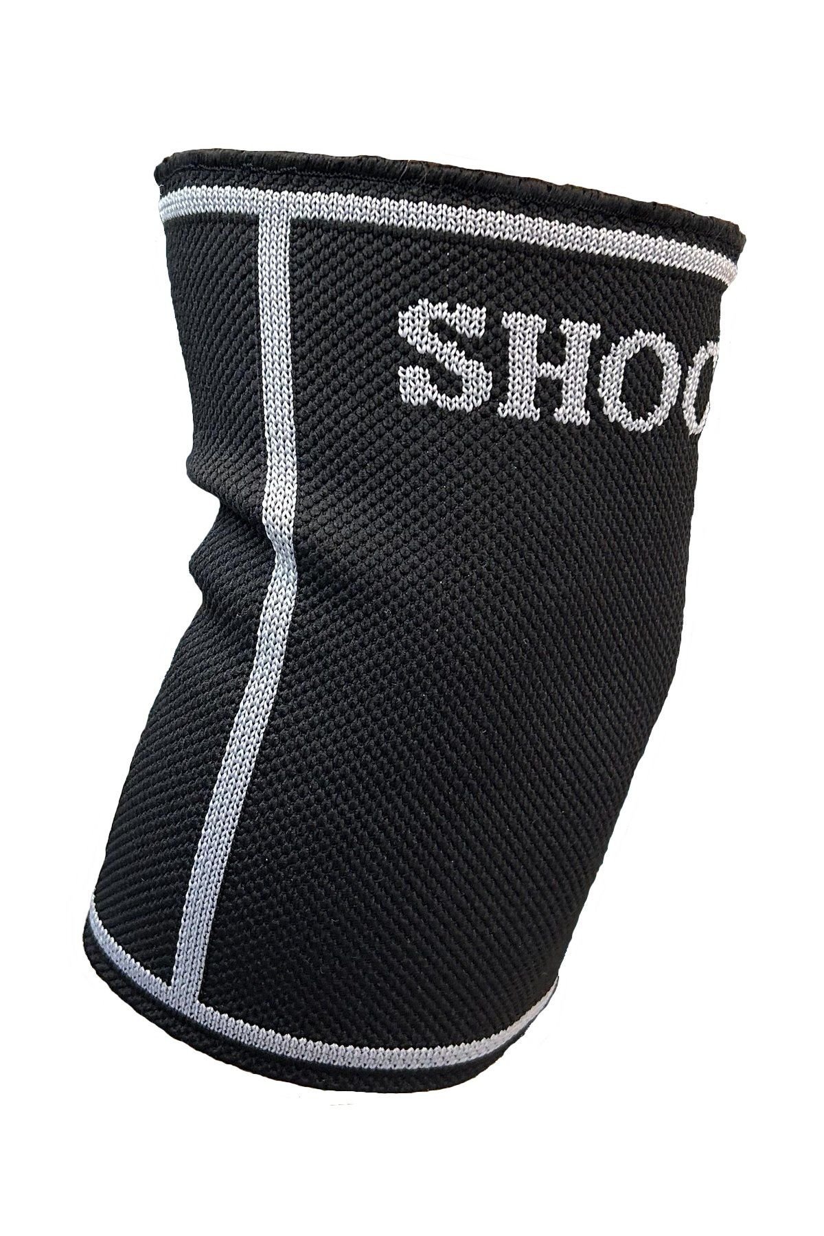 Gym Shock Elbow Sleeve Support Lycra Örme Dirseklik Siyah XL