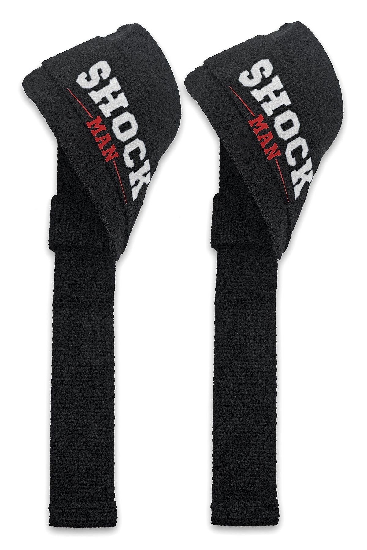 Shock Man Lasso Lifting Straps Ağırlık Bileklik Siyah/Beyaz