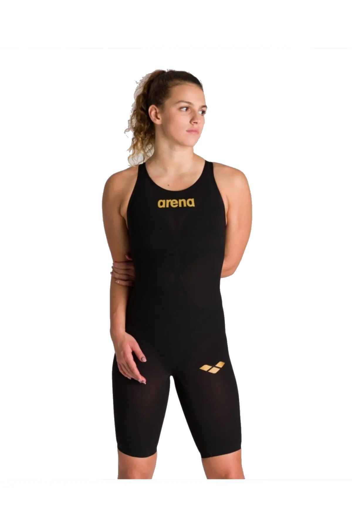 Arena Women Powerskin Carbon Air2 Ob Bayan Karbon Yarış Mayosu Si̇yah 001128553
