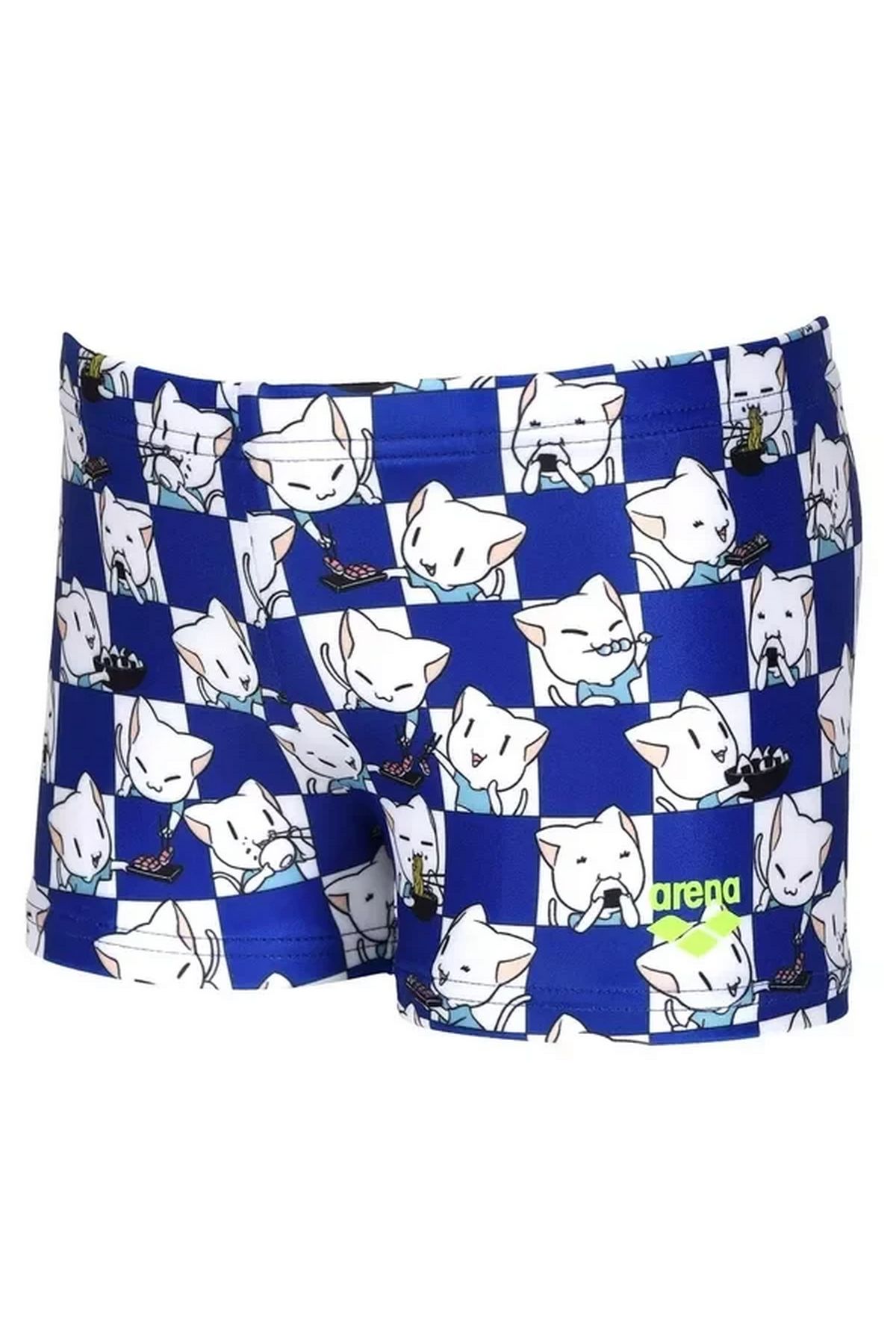 Arena Kids Boy's Arena Friends Swim Short Allover Royal Multi Erkek Çocuk Mayo 005161720