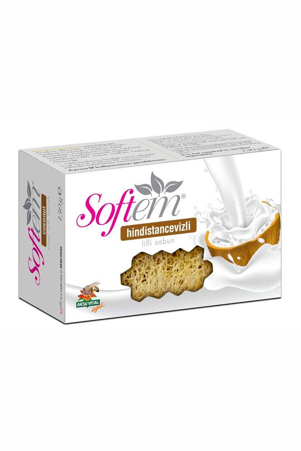 AksuVital Softem Hindistan Cevizli Kabak Lifli Sabun 130g