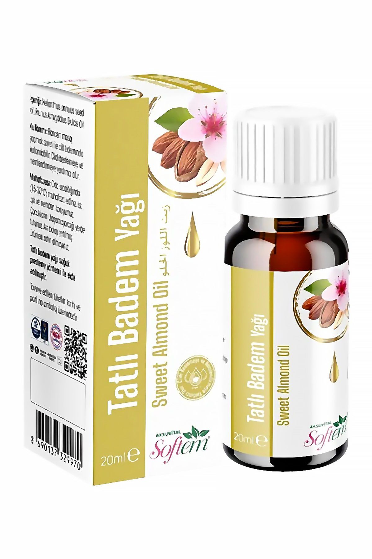 AksuVital Softem Tatlı Badem Yağı 20ml