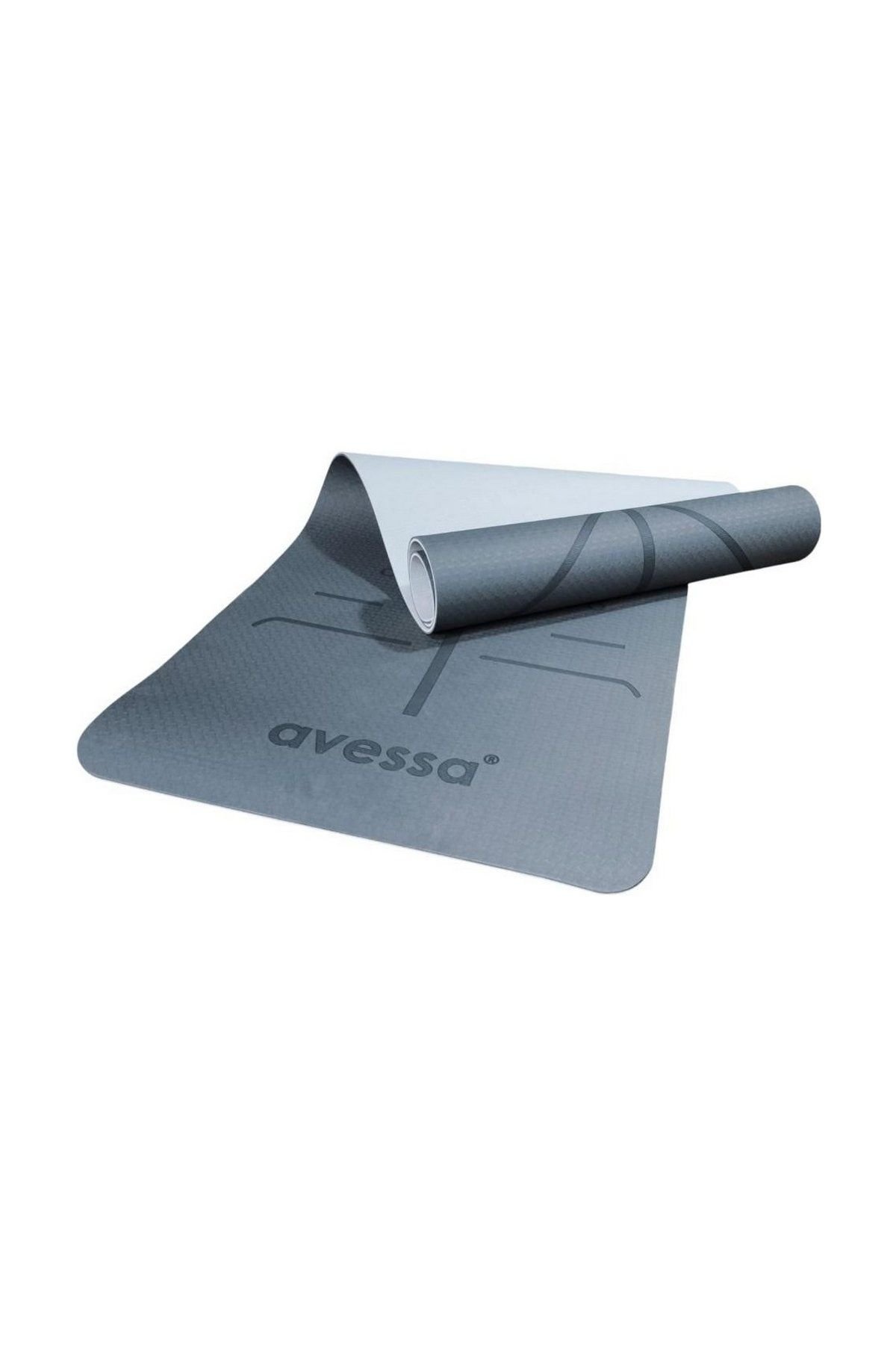 Avessa TPE-10 Çift Renkli Pilates Minderi Siyah