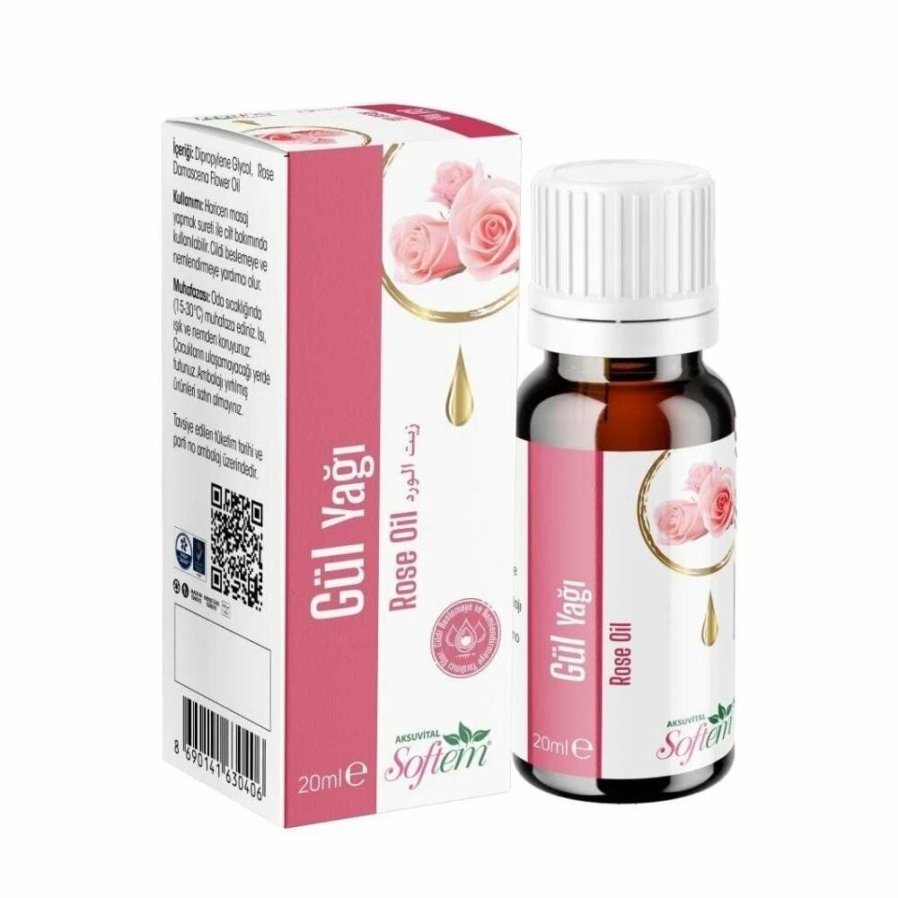 AksuVital Softem Gül Yağı 20ml