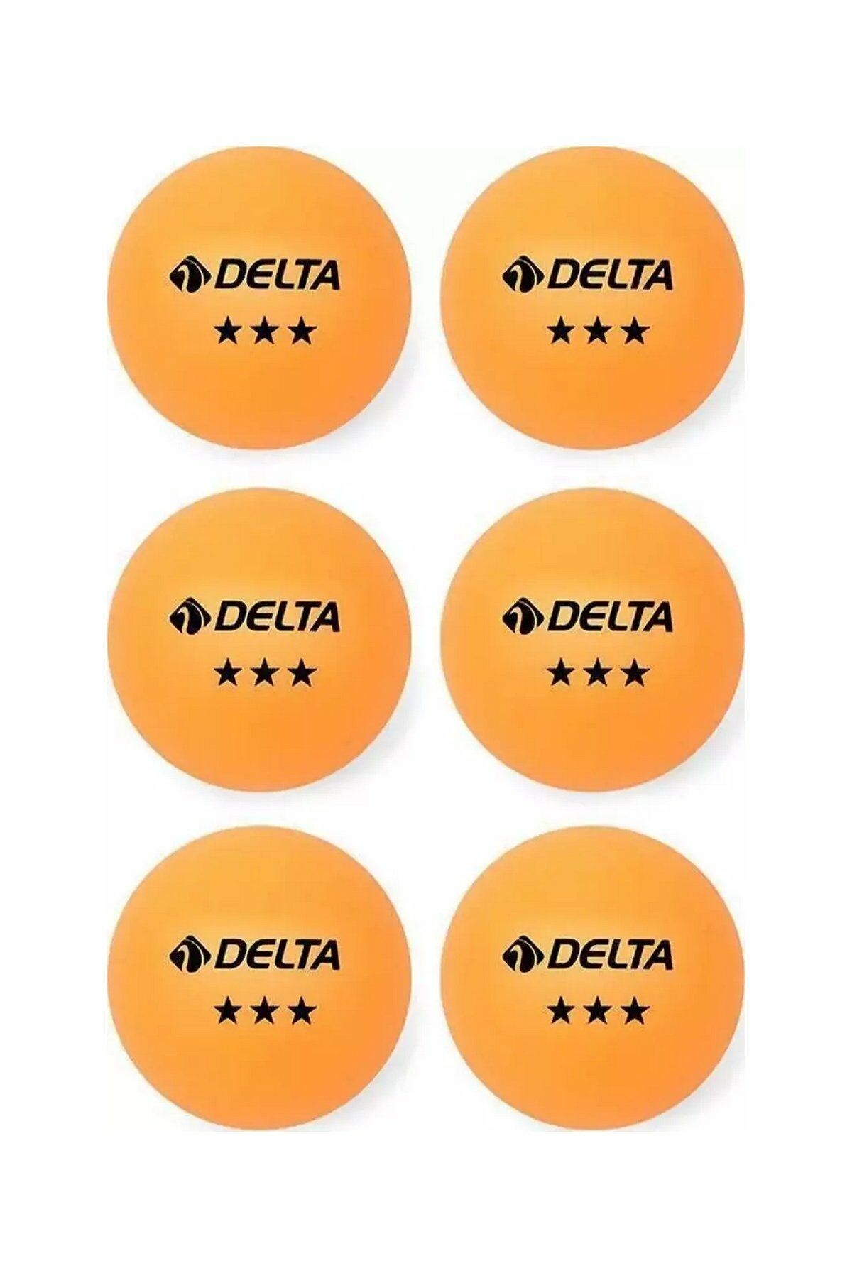 Delta EPT-583 Masa Tenisi Topu 6 Adet Blister Turuncu