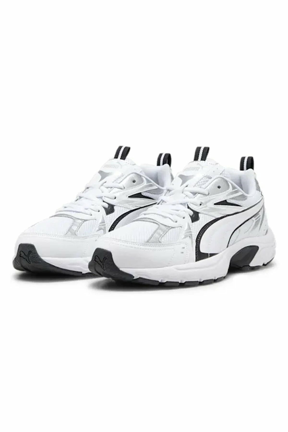 Puma Milenio Tech Puma-White Puma-Black Silver Erkek Spor Ayakkabı Beyaz 39232201 43