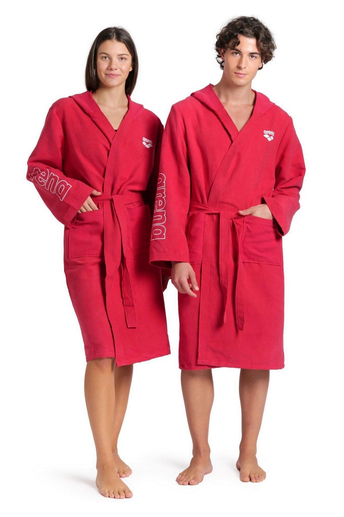 Arena Zeal Robe Unisex Havuz Deniz Yüzücü Bornozu Kırmızı 009032410