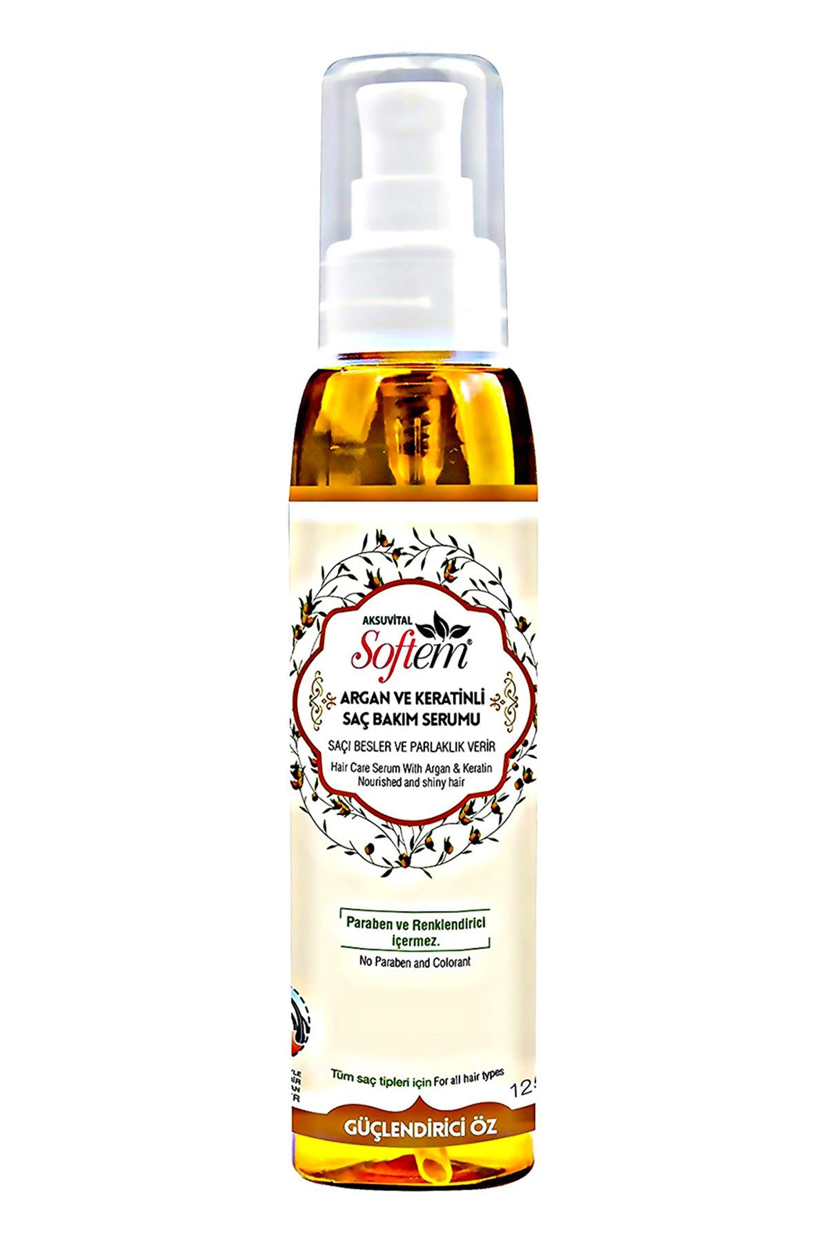 AksuVital Softem Argan ve Keratinli Saç Bakım Serumu 125ml