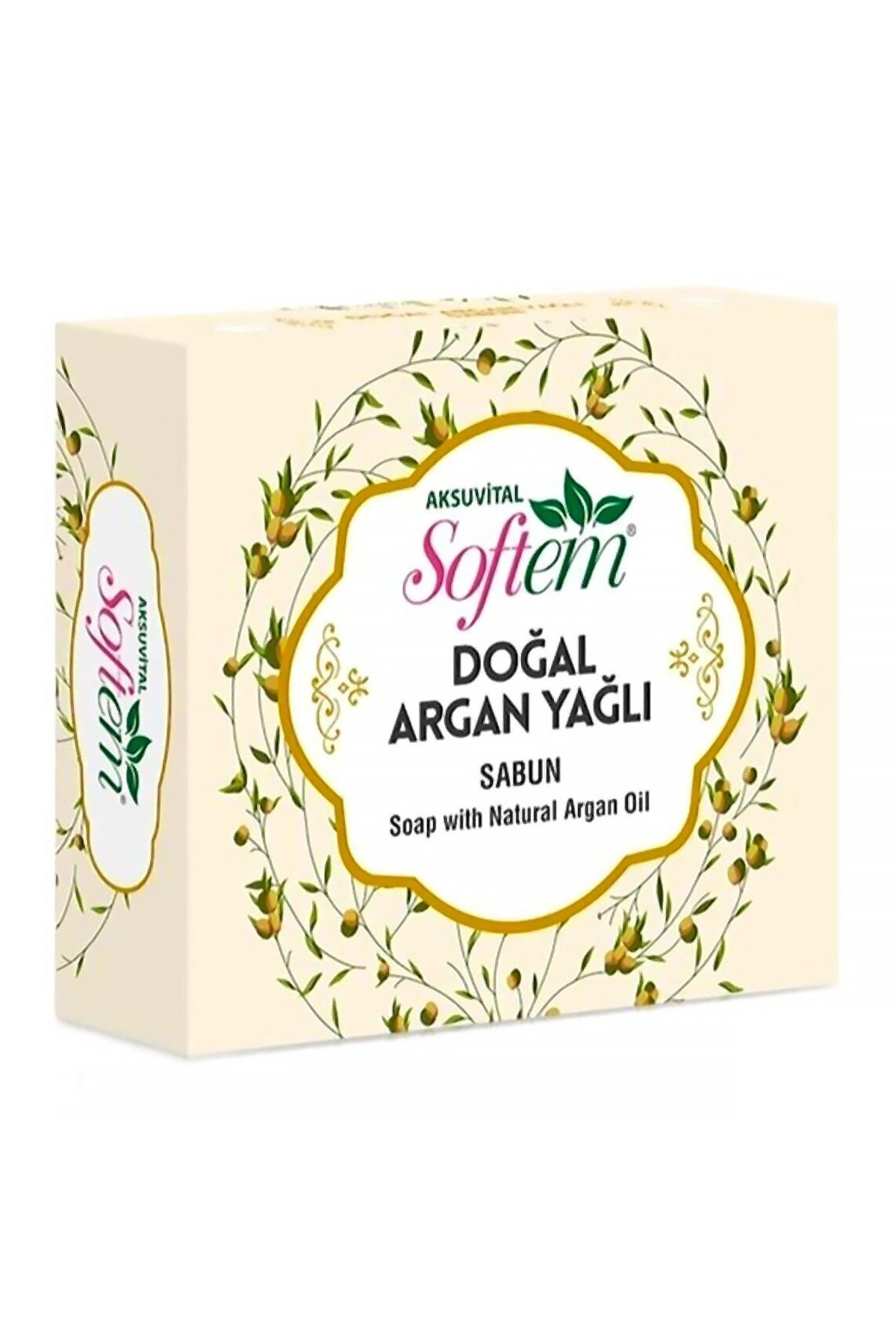 AksuVital Softem Doğal Argan Yağlı Sabun 130g