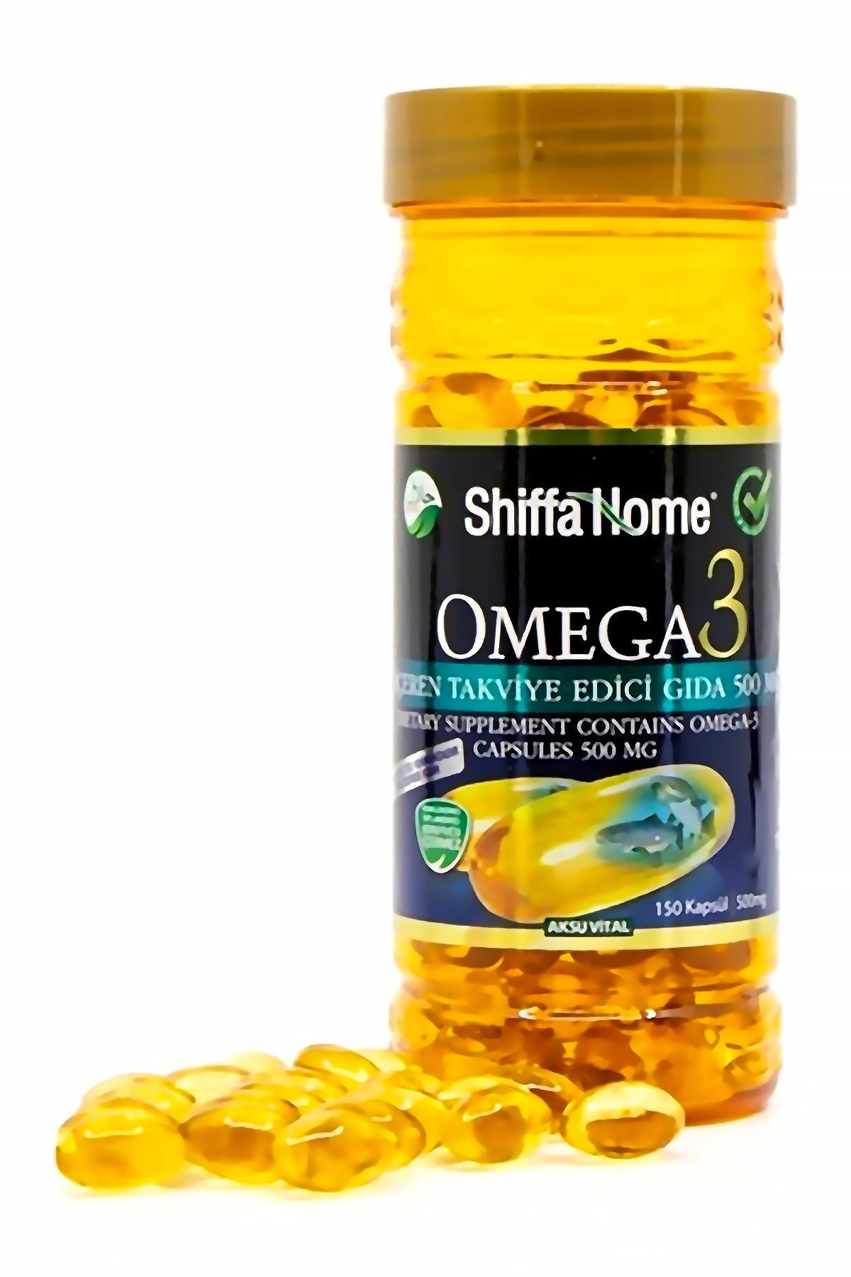 AksuVital Shiffa Home Omega-3 500mg 150 Softjel