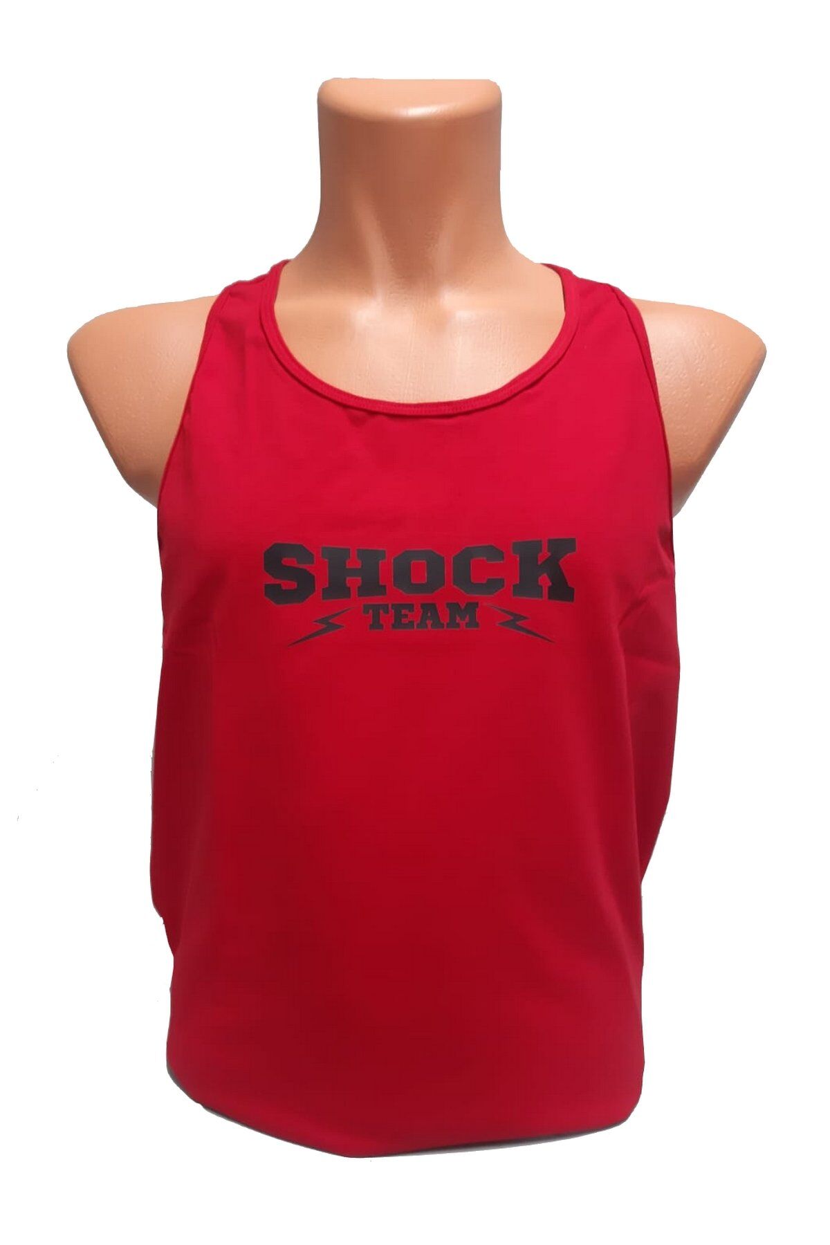 Shock Team Unisex Spor Antrenman Atlet Kırmızı L