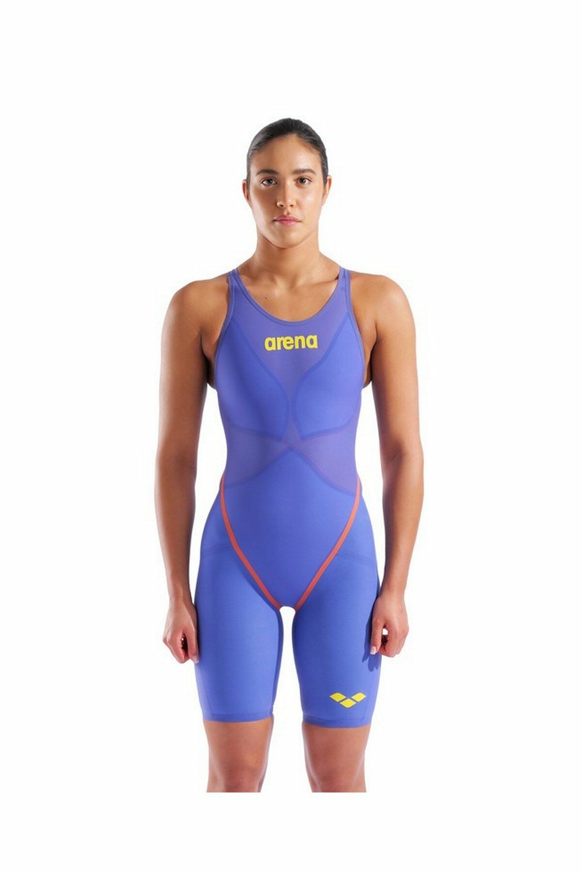 Arena Powerskin Carbon Glide Le Ob Bayan Yüzücü Yarış Mayosu Mavi 006310115