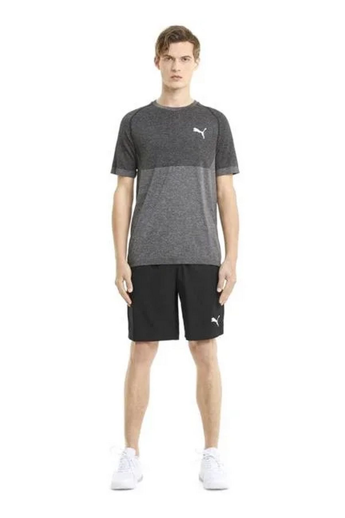 Puma Active Woven Shorts 9'' Puma-Black Erkek Günlük Stil Şort Siyah 58673001