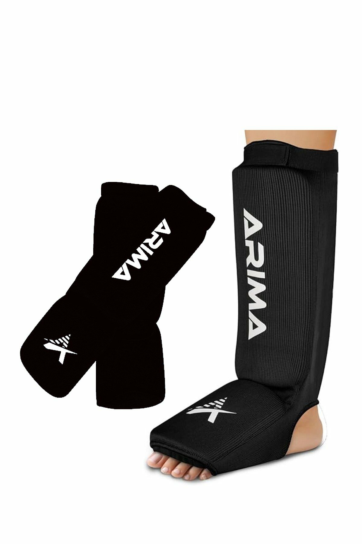 Arima MuayThai Kaval Ayaküstü Koruyucu Siyah M