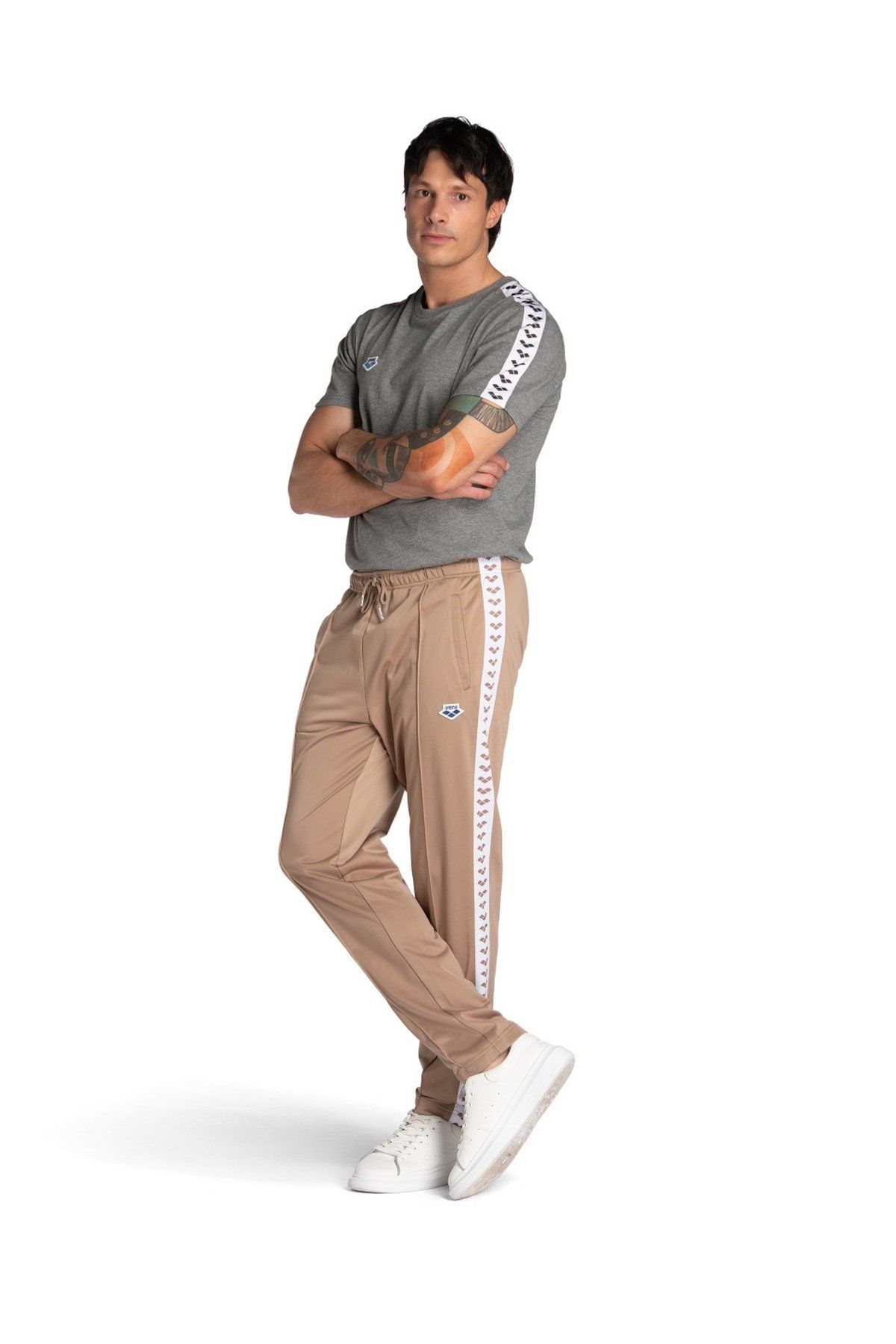Arena Men's M Relax IV Team Pant Erkek Günlük Stil Alt Eşofman M Beden Bej 002699210-M