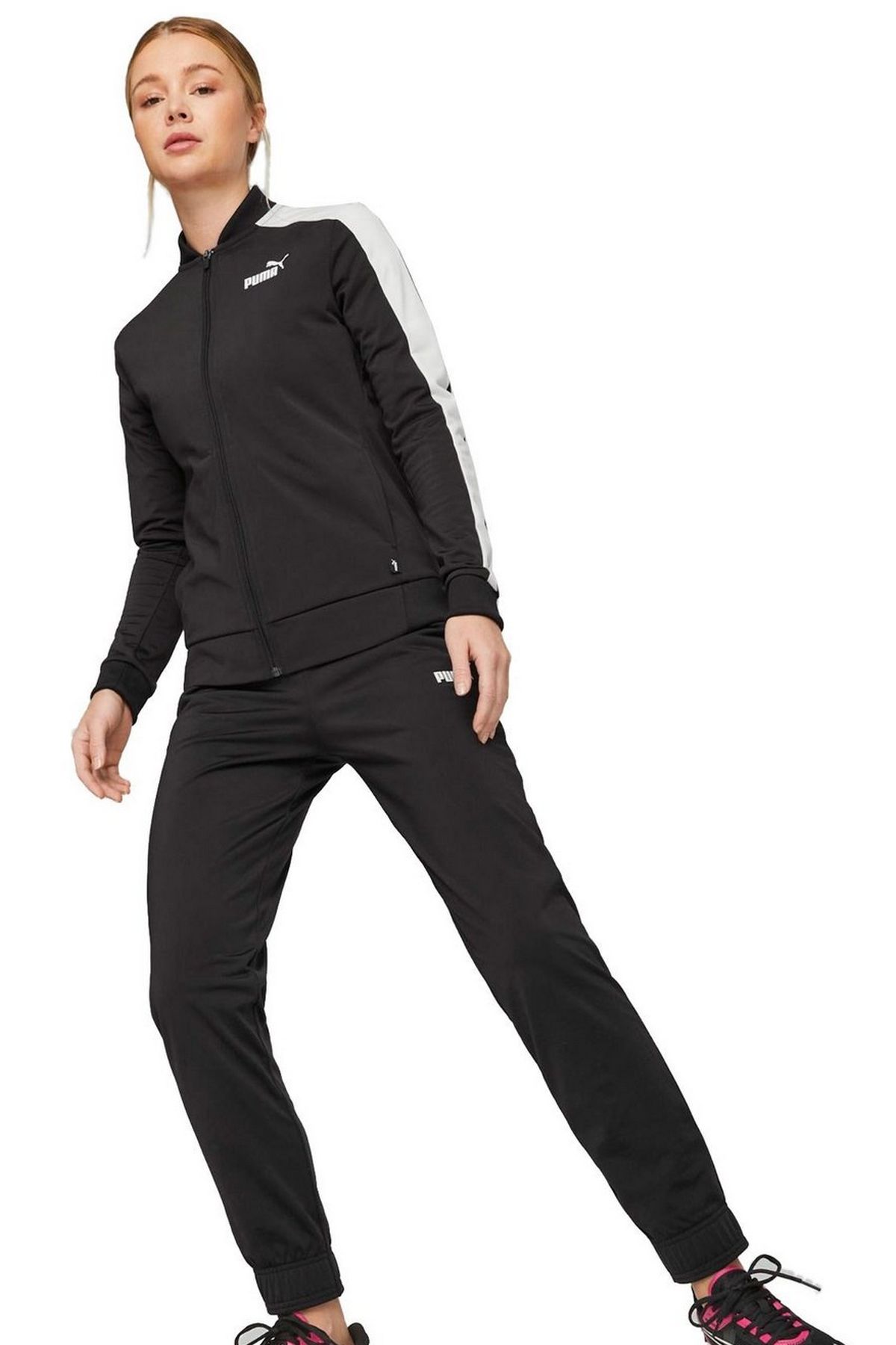 Puma Baseball Tricot Suit cl Bayan Eşofman Takımı Siyah 67370001
