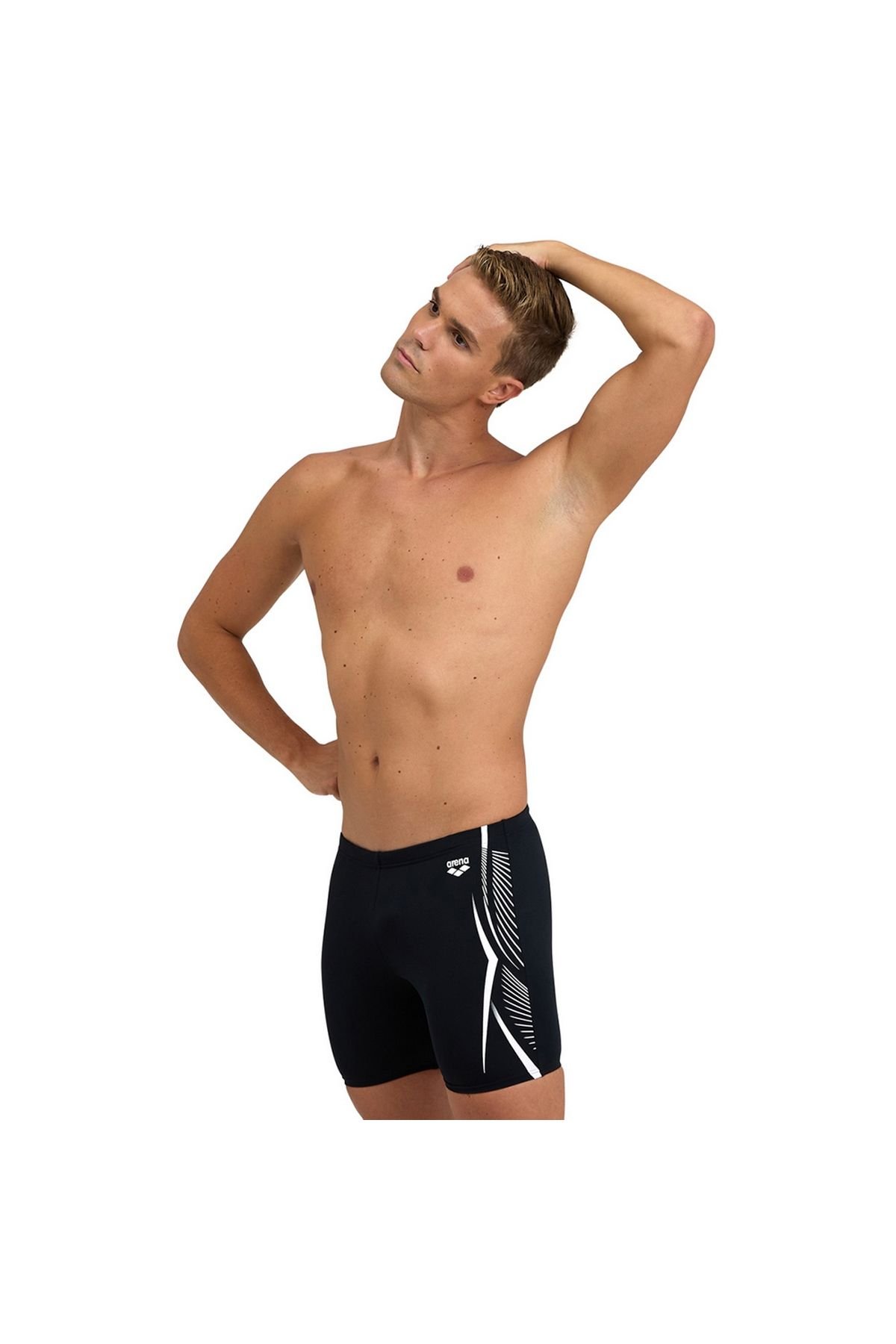 Arena Men's Feather Swim Mid Jammer Erkek Yüzücü Mayo Siyah 85 Beden 006129500