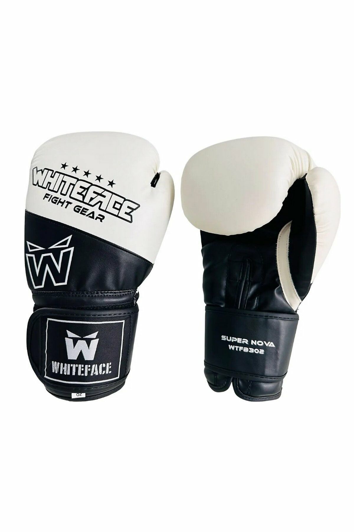 Whiteface Supernova Boks Eldiveni 10 OZ Beyaz