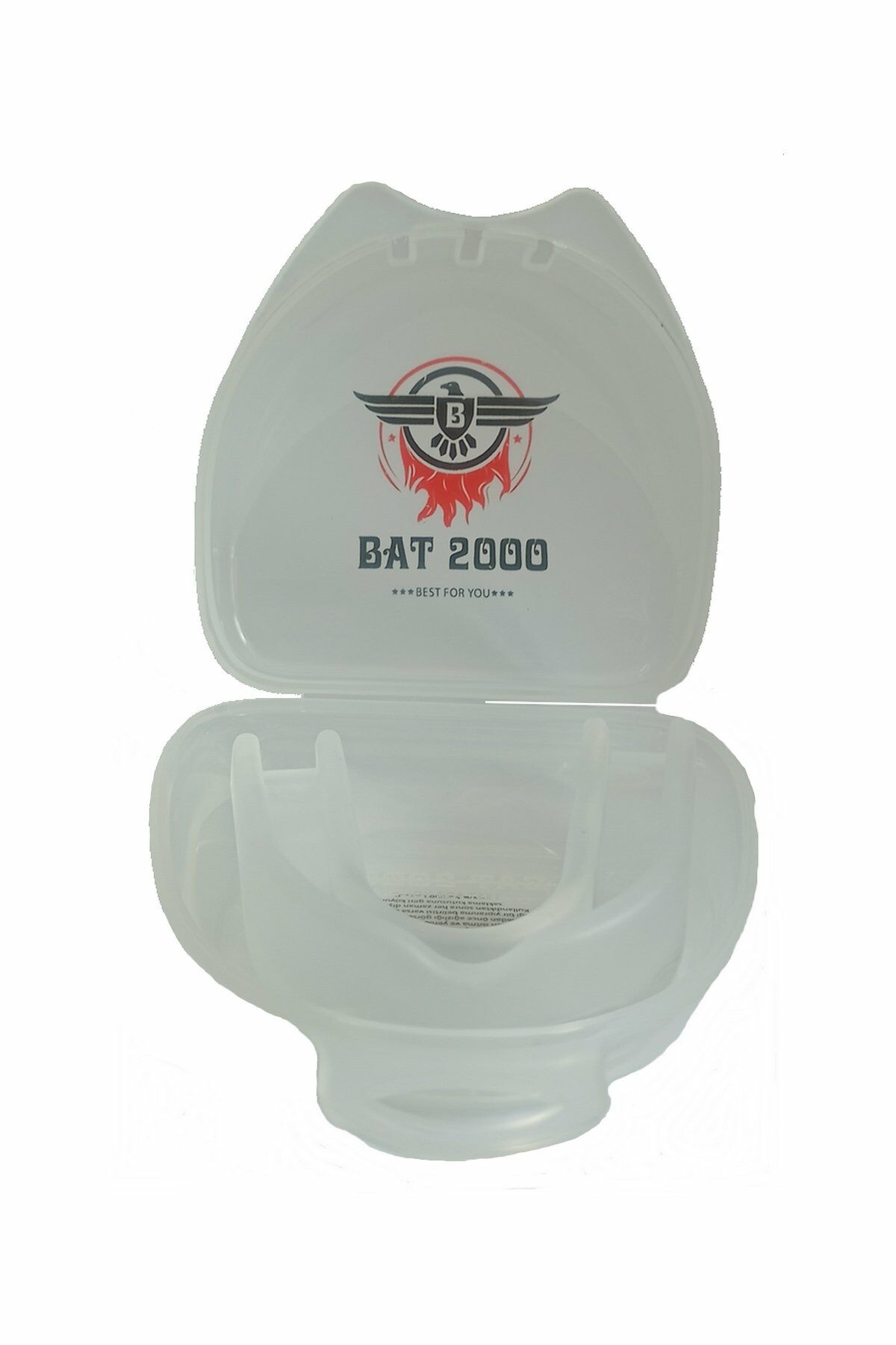 Gym Shock Bat-2000 Boks Koruyucu Dişlik Kutulu Şeffaf