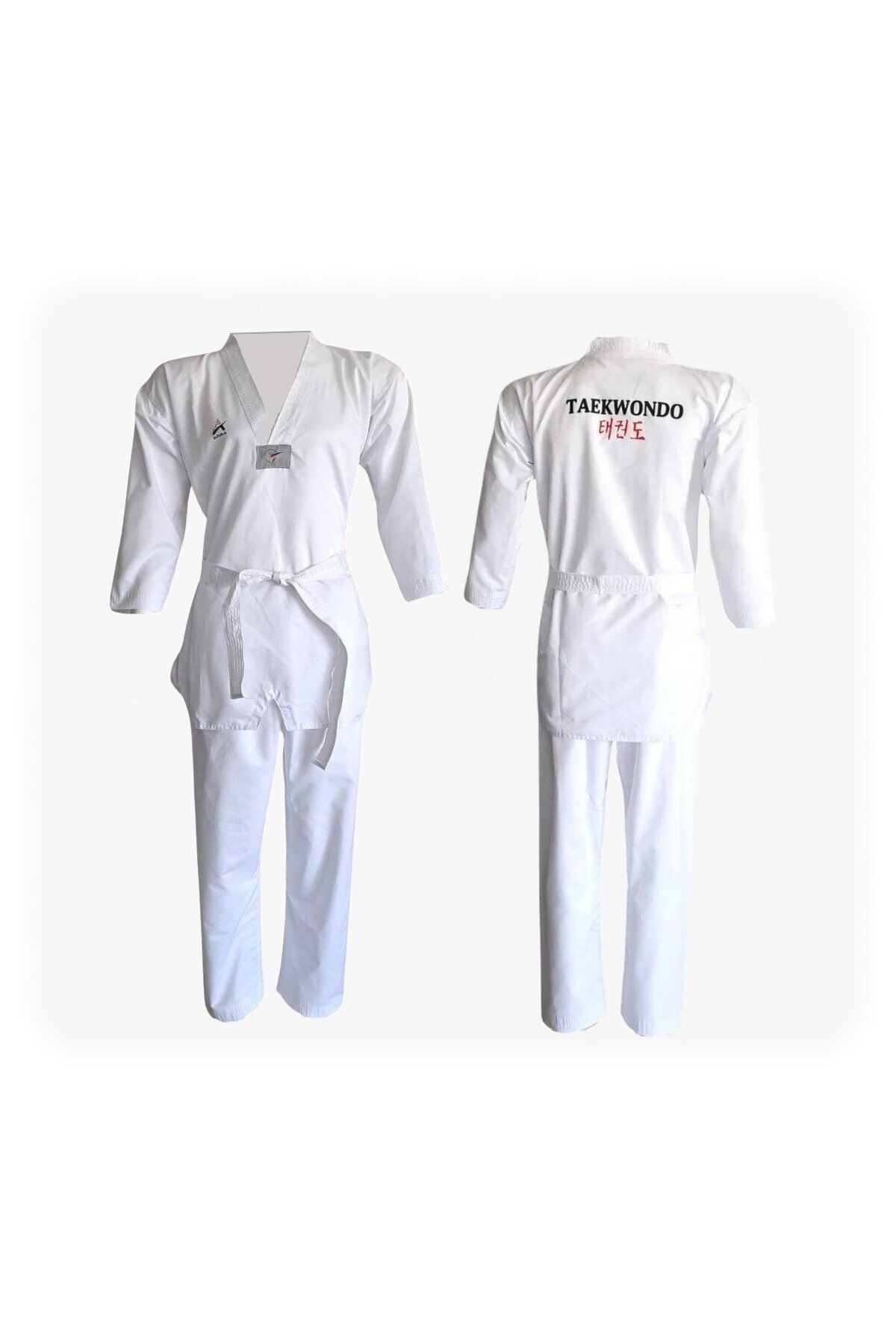 Arima Taekwondo Beyaz Yaka Elbise Beyaz 130