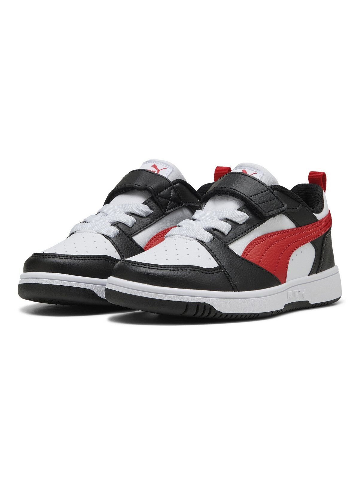 Puma Rebound V6 Lo AC+ PS Unisex Çocuk Sneakers Ayakkabı Kırmızı/Beyaz 39741904