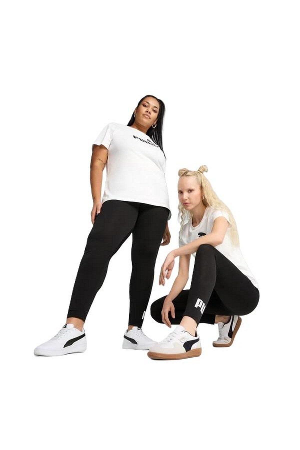 Puma Essentials No. 1 Logo Leggings Bayan Spor Tayt Siyah 68242601