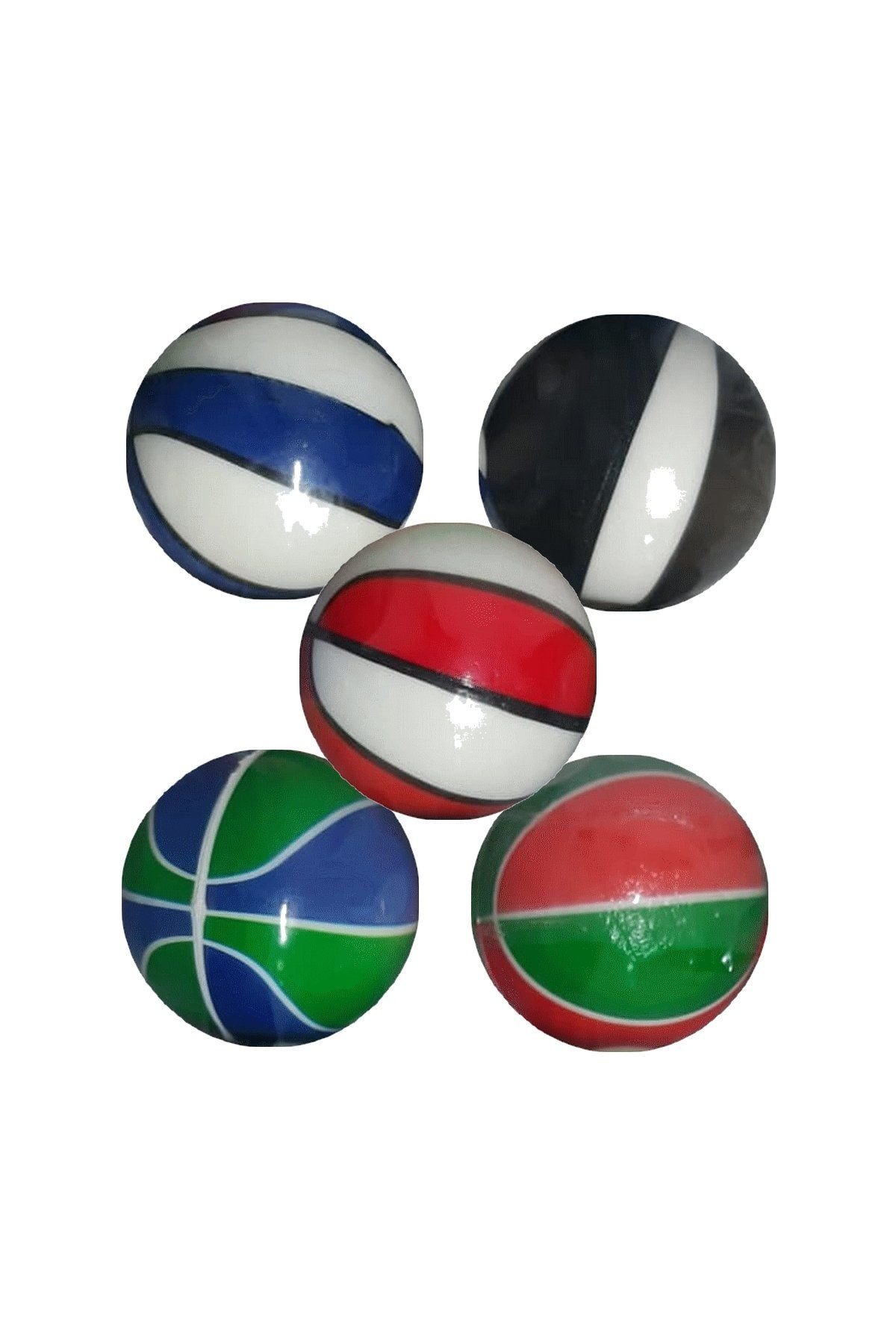 Cansport ST-21 Küçük 6.3 cm Stres Topu Renkli (Karışık Renk Basketbol)